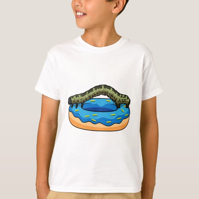 Camiseta Lagarta com Rosquinha (Frente)