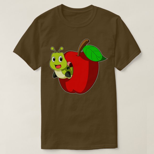 Camiseta Lagarta da Apple (Frente do Design)