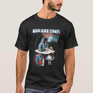 Camiseta Lagarta de Alice no País das Maravilhas fumando Na