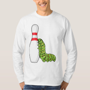 Camiseta Lagarta em Boliche com cavilha de Boliche