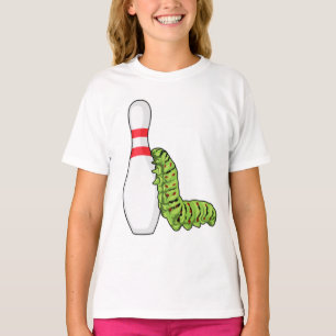Camiseta Lagarta em Boliche com cavilha de Boliche