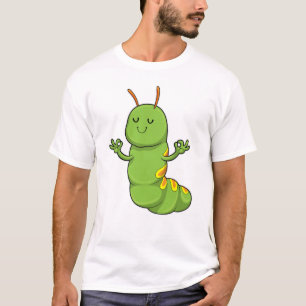 Camiseta Lagarta na Meditação Yoga