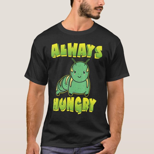 Camiseta Lagarta Sempre Faminta (Frente)