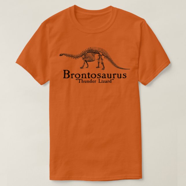 Camiseta Lagarto Brontosaurus Thunder (Frente do Design)