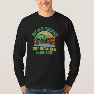 Camiseta Lagarto Camaleão Réptil Herpetologista
