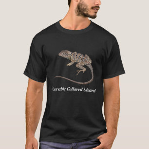 Camiseta Lagarto colocado um colar veneralvelmente