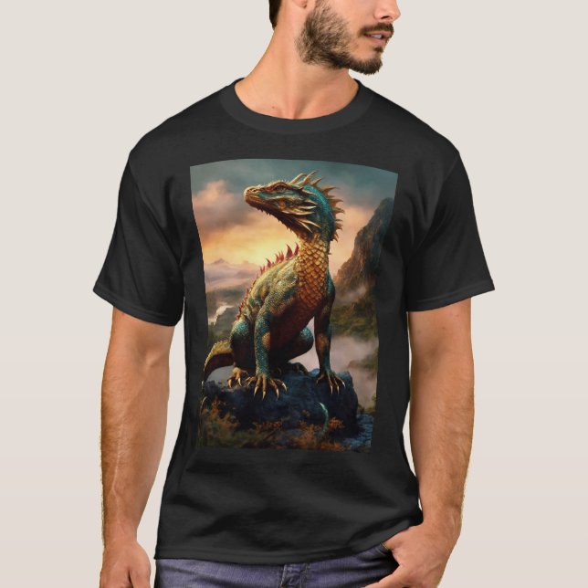 Camiseta Lagarto Corado Dragão (Frente)