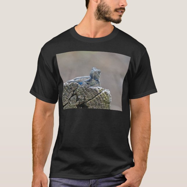 Camiseta Lagarto de Barriga Azul (Frente)