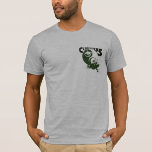Camiseta Lagarto de escalada das rochas