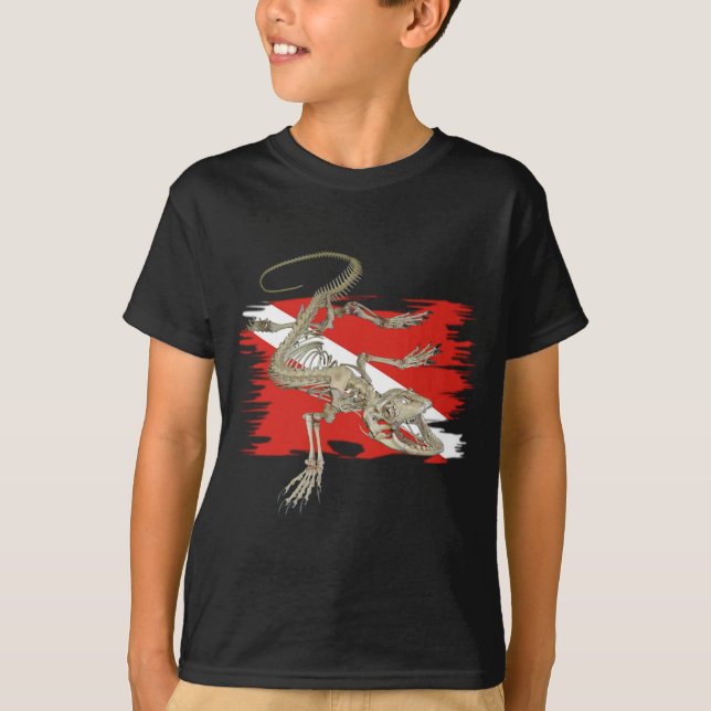 Camiseta Lagarto do mergulho (Frente)