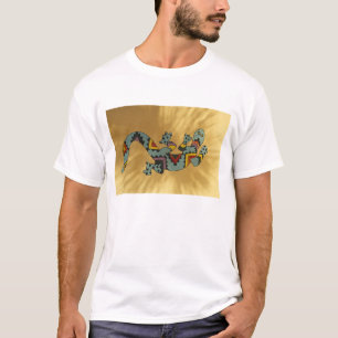 Camiseta Lagarto geco pintado na parede, Tucson, Arizona,