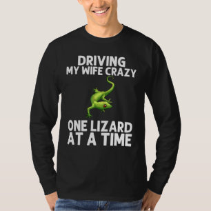 Camiseta Lagarto Legal Para Homens Pai Gecko Réptil Verde A