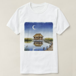 Camiseta Lago à noite