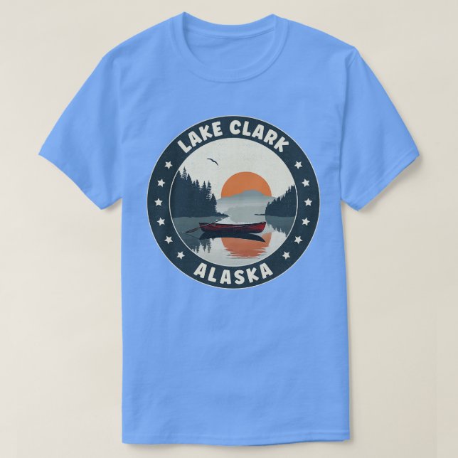 Camiseta Lago Alaska Sunset TSirt (Frente do Design)