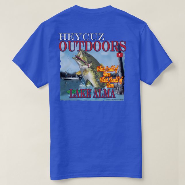 Camiseta Lago Alma HeyCuz ao ar livre o que poderia ter sid (Verso do Design)