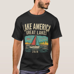 Camiseta Lago América Grandes Lagos 2026 Velas Antigas
