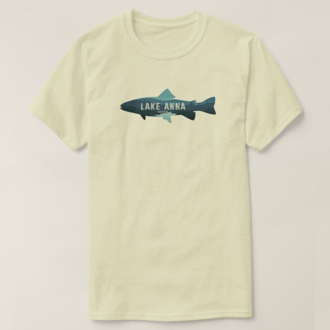 Camiseta Lago Anna Virginia Peixes (Frente do Design)