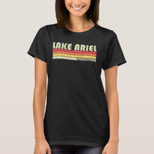 Camiseta Lago Ariel Pensilvânia Verão Divertido de Pesca Ac