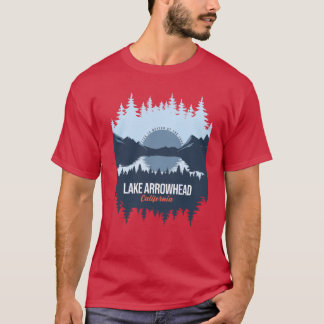 Camiseta Lago Arrowhead Califórnia Lago Com Montanha E P