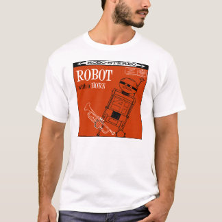 Camiseta Lago autumn "ROBÔ COM o t-shirt de um CHIFRE"