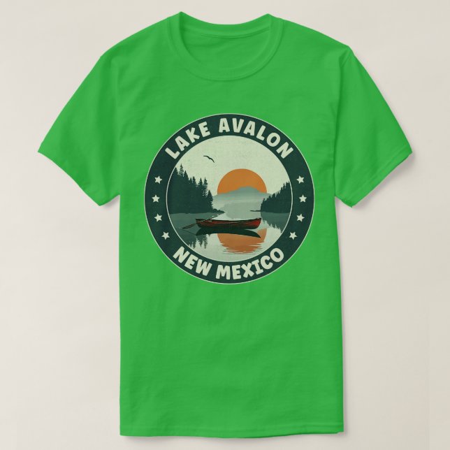 Camiseta Lago Avalon Novo México Sunset (Frente do Design)