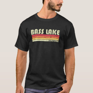 Camiseta Lago Bass Califórnia Piadas Pesca Acampamento Verã