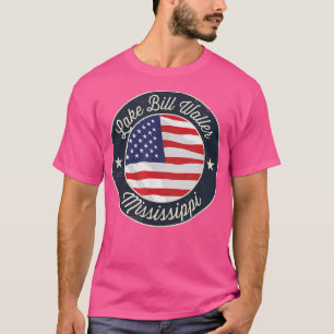 Camiseta Lago Bill Waller - Mississippi Patriótico