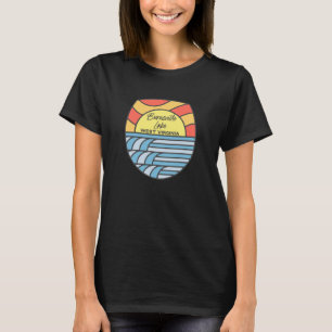 Camiseta Lago Burnsville West Virginia WV Pôr do Sol Férias