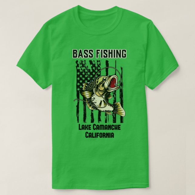 Camiseta Lago Camanche California (Frente do Design)