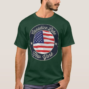 Camiseta Lago Canadice - Patriótico New York Souvenir T-Shi