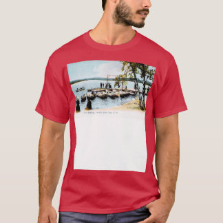 Camiseta Lago Canobie, de 1910, em Nova Hampshire