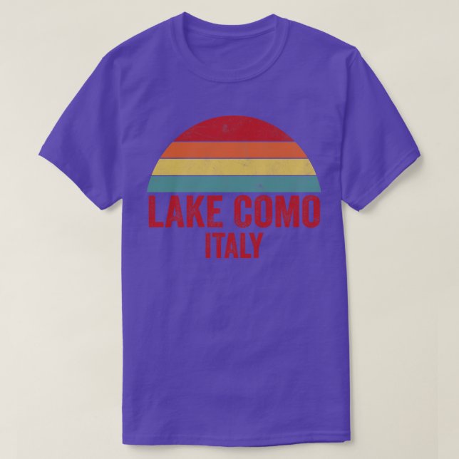 Camiseta Lago Como Itália (Frente do Design)