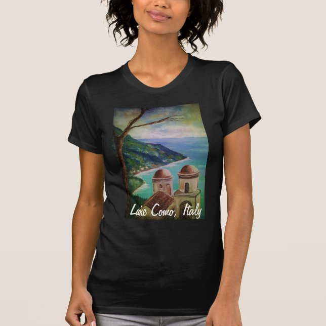Camiseta Lago Como, Itália (Frente)
