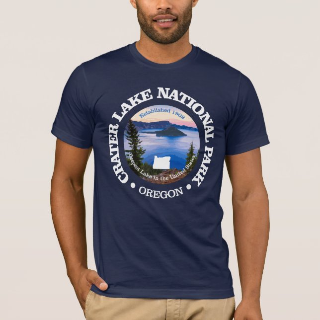 Camiseta Lago Crater NP (rd)2 (Frente)