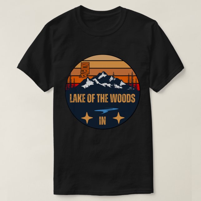 Camiseta Lago das Madeiras, Indiana (Frente do Design)