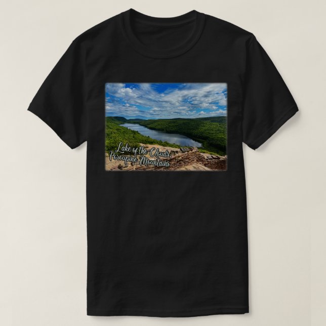 Camiseta Lago das Nuvens nas Montanhas Porcupine (Frente do Design)
