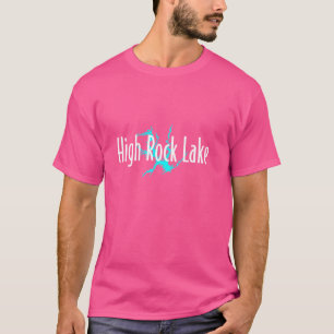 Camiseta Lago de Alto Rock Minimalista - Carolina do Norte
