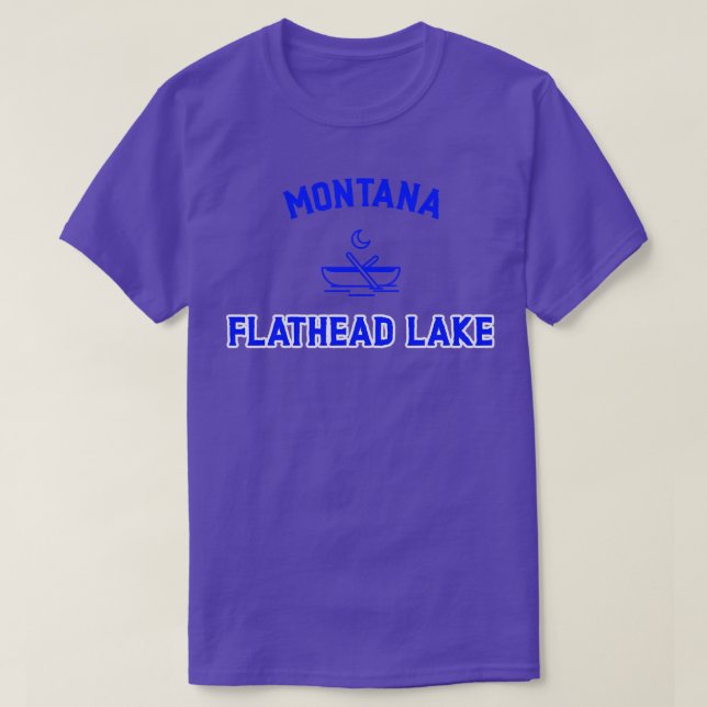 CAMISETA LAGO DE CABEÇA PLANA MONTANA 2 (Frente do Design)