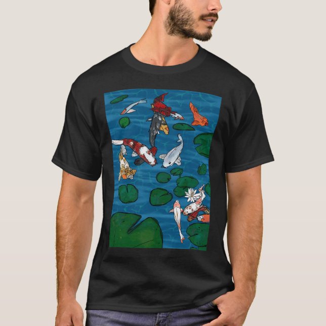 Camiseta Lago de Carpas (Frente)
