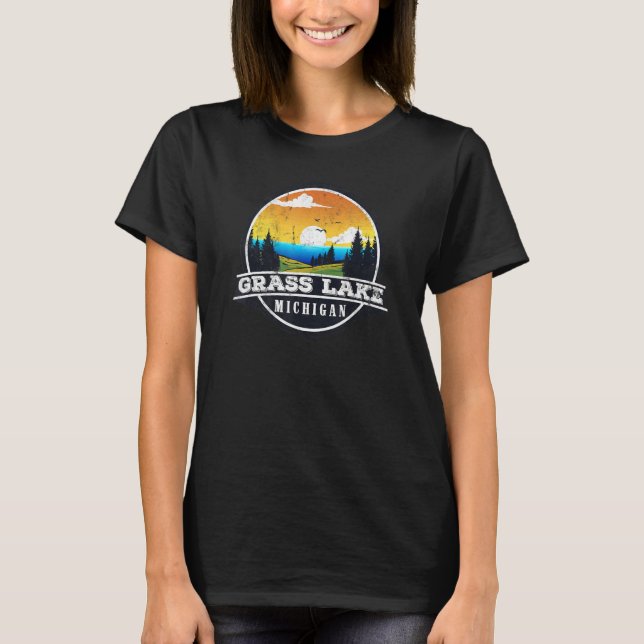 Camiseta Lago de Grass Lakeview Barco (Frente)