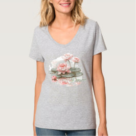 Camiseta Lago de Lótus Cinza Pessoal