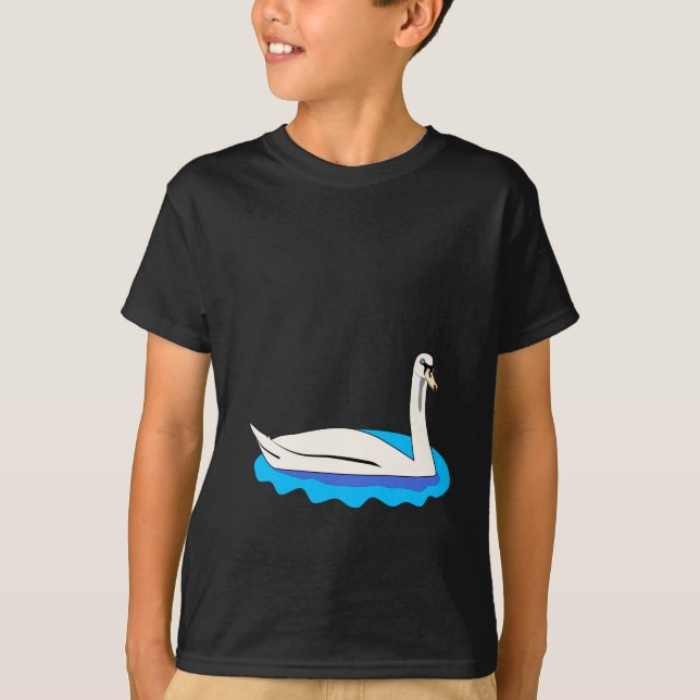 Camiseta lago de pássaro de Duck Goose (Frente)