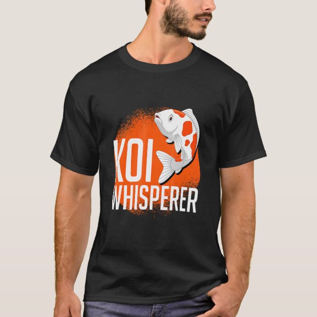 Camiseta Lago de Peixes Koi Murmurante 2 (Frente)