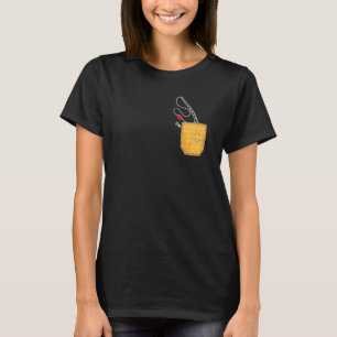 Camiseta Lago de Pescador Passatempo de Pesca Bolsinho de P