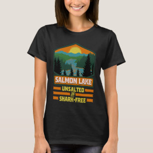 Camiseta Lago de Salmão sem sal e sem tubarões