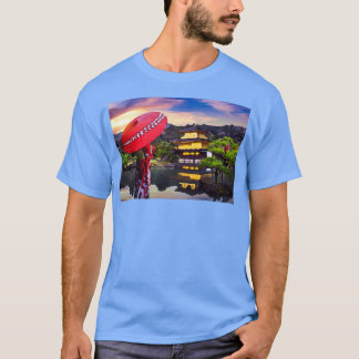 Camiseta lago de viagem japão-d'água umbella