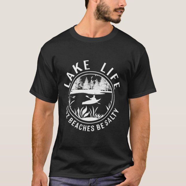 Camiseta Lago De Vida Das Mulheres Cuz Praias São Salgadas  (Frente)