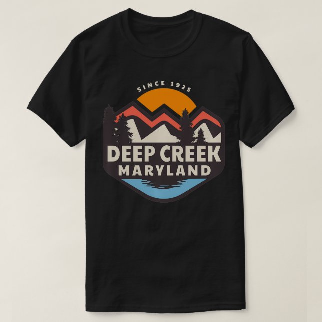 Camiseta Lago Deep Creek (Frente do Design)