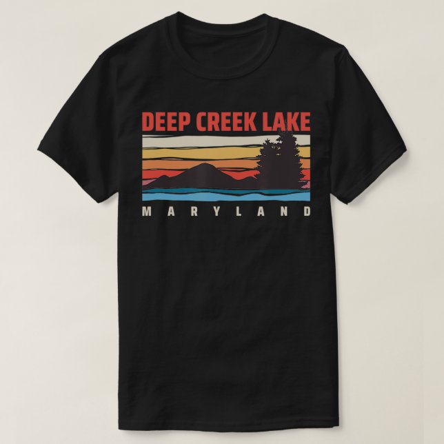 Camiseta Lago Deep Creek (Frente do Design)