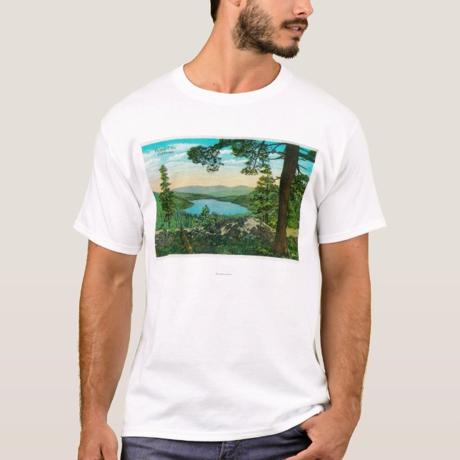 Camiseta Lago Donner, Califórnia de Ridge (Frente)